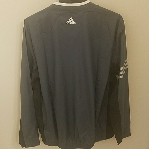 Adidas Climalite V-neck Golf Windbreaker Pullover - Picture 4 of 4